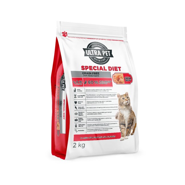 ultra pet grain free adult cat food 2 kg